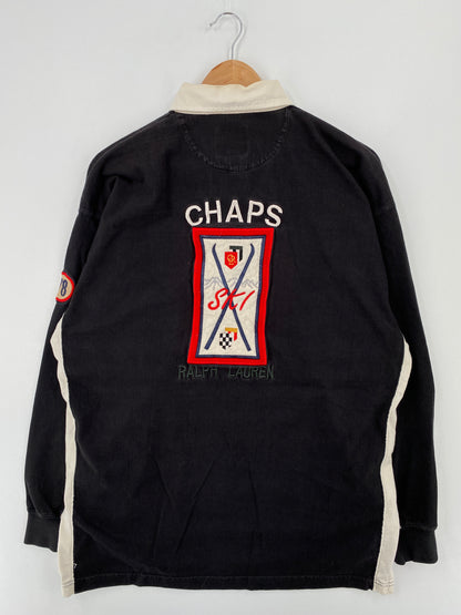 90's CHAPS RALPH LAUREN Size L Vintage Rugby-Shirts / A9317