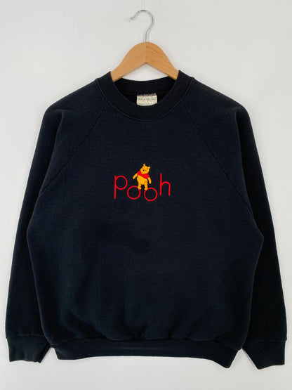 90's DISNEY WINNIE THE POOH Made in USA Size L Vintage Sweat-shirt / A9329