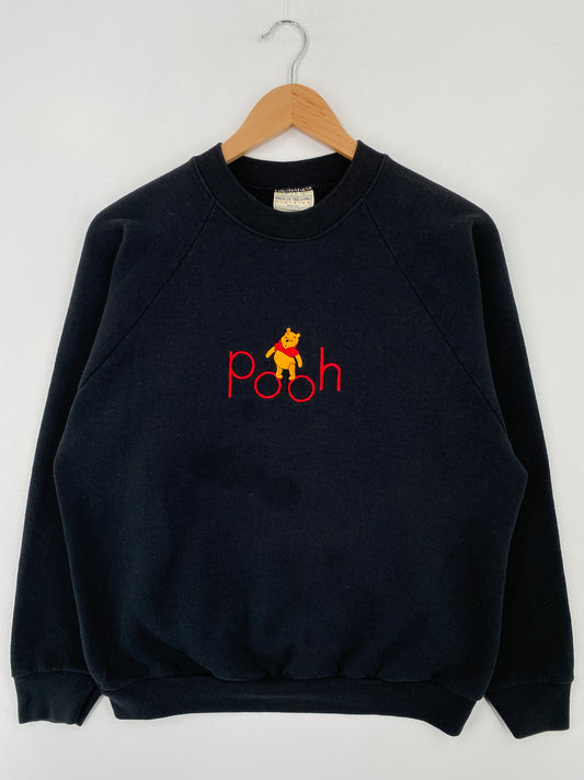 90's DISNEY WINNIE THE POOH Made in USA Size L Vintage Sweat-shirt / A9329