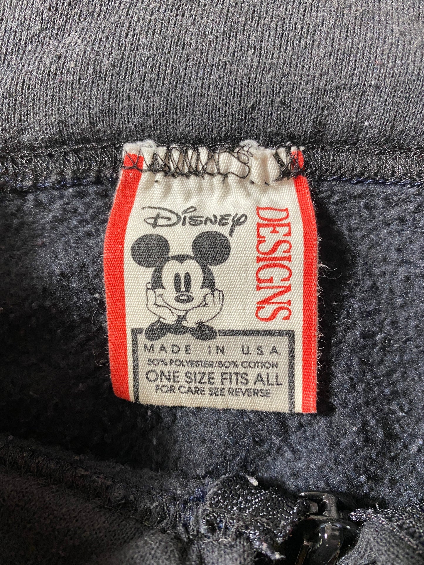 90's DISNEY GOOFY Made in USA Size L Vintage Half Zip Sweat-shirt / A9330