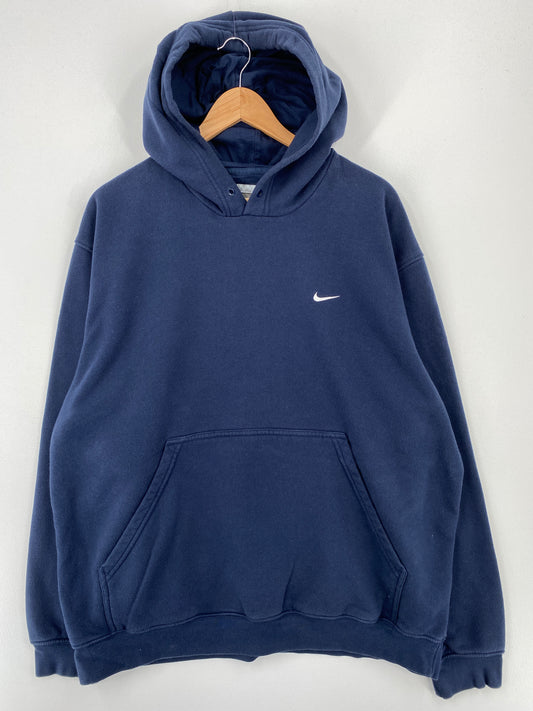 00' NIKE MINI SWOOSH Size XL Vintage Hoodie Sweat-shirt / A9376