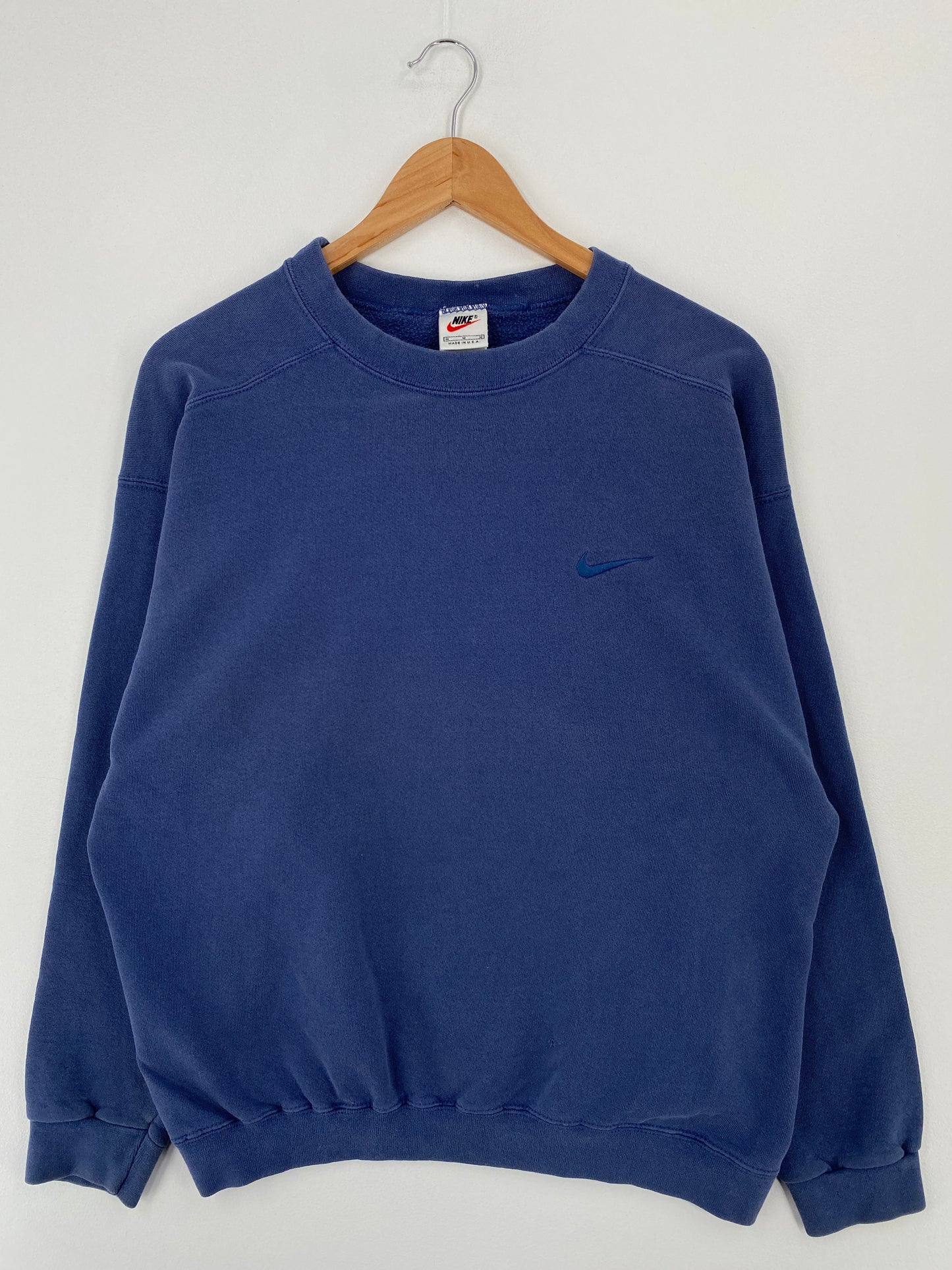 90’s NIKE MINI SWOOSH Made in USA Size M Vintage Sweat-Shirt / A9380