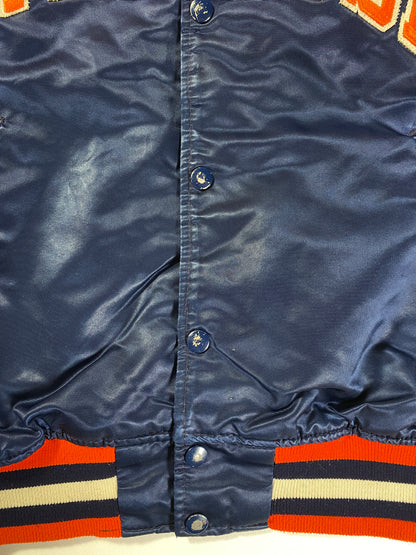 90’s STARTER x SYRACUSE Made in USA Size L Vintage College Button down Nylon Jacket / A9448