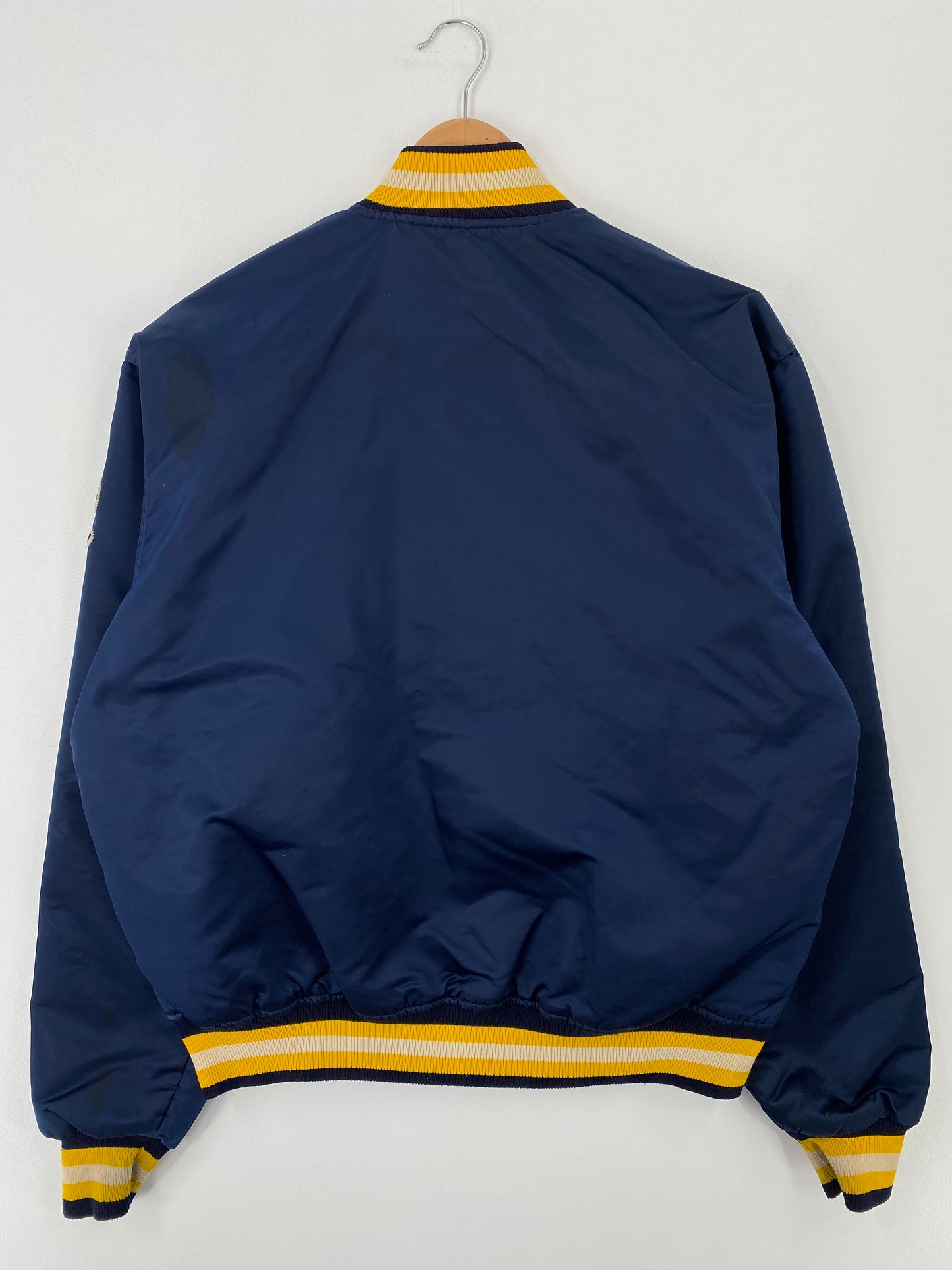 90’s STARTER x NOTRE DAME Made in USA Size L Vintage College Button down Nylon Jacket / A9450