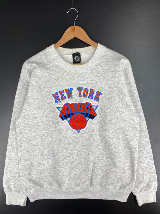90's NEW YORK KNICKS Made in USA Size L Vintage NBA Sweat-Shirt / A3316