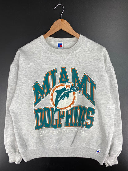1995 MIAMI DOLPHINS Made in USA Size L Vintage NFL Sweat-Shirt / A3317