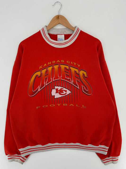1999 KANSAS CITY CHIEFS Size XL Vintage NFL Sweat-Shirt / A3319