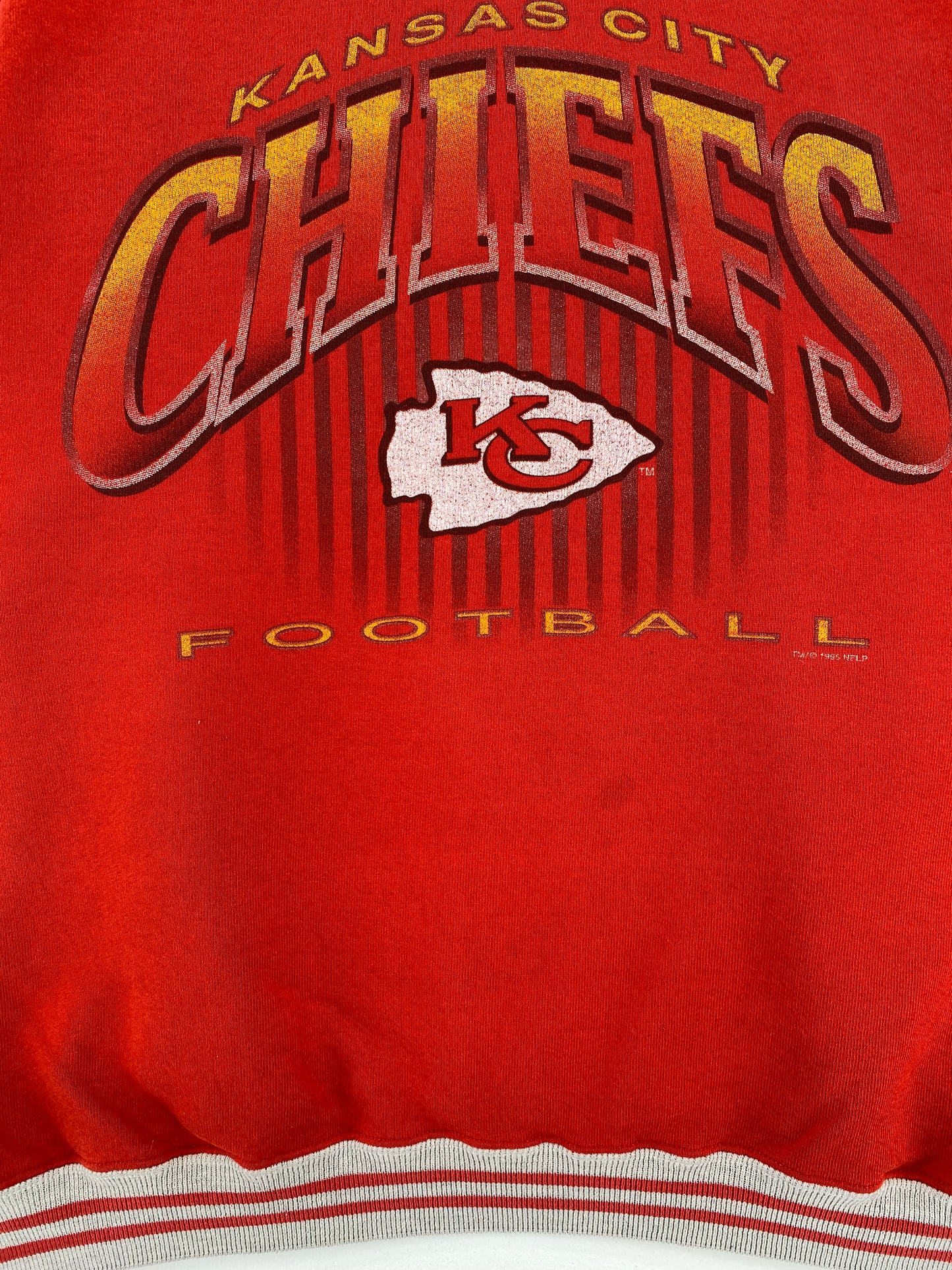 1999 KANSAS CITY CHIEFS Size XL Vintage NFL Sweat-Shirt / A3319