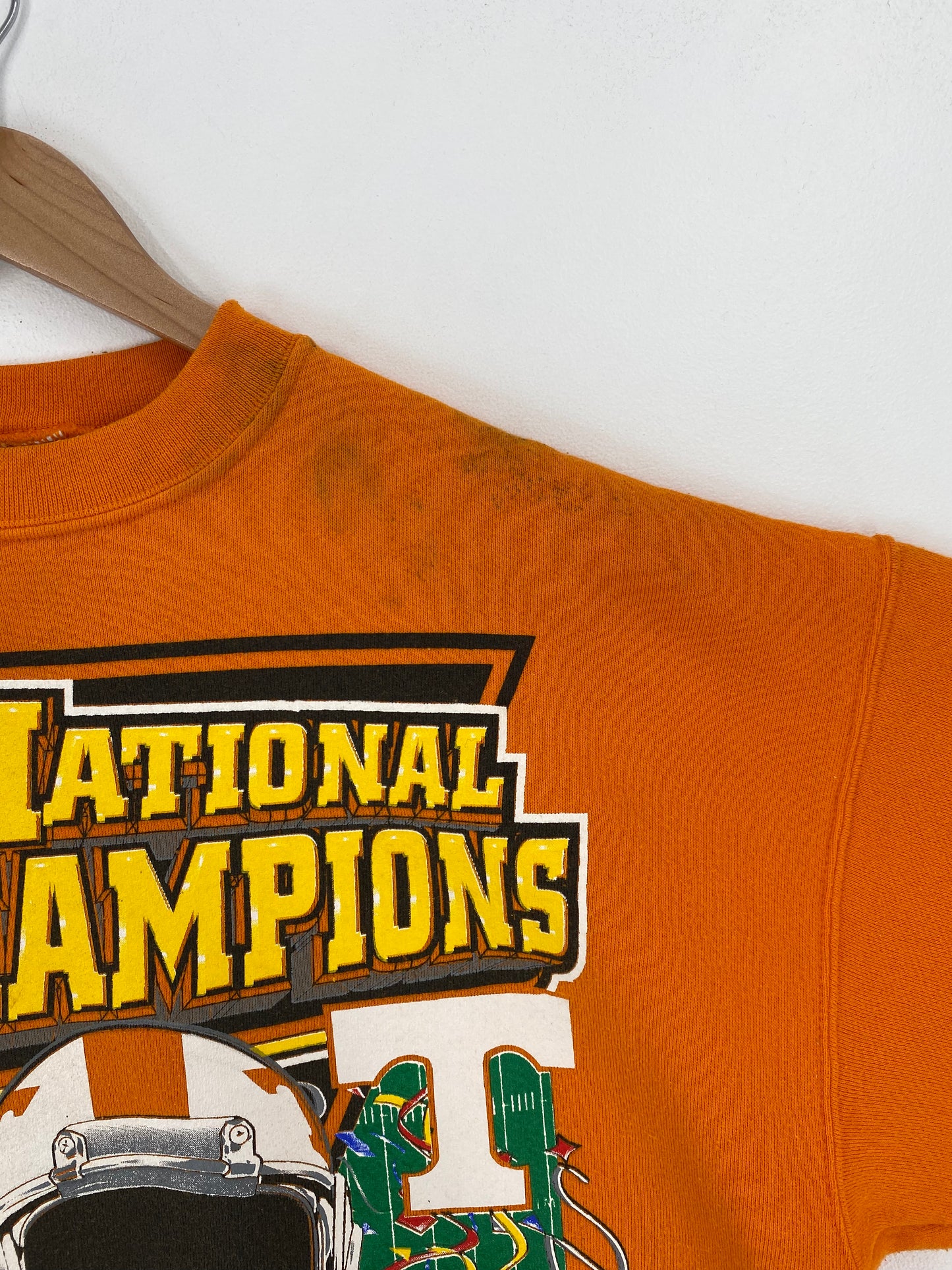 1998 TENNESSEE VOLUNTEERS Size L Vintage College Sweat-Shirt / A3320