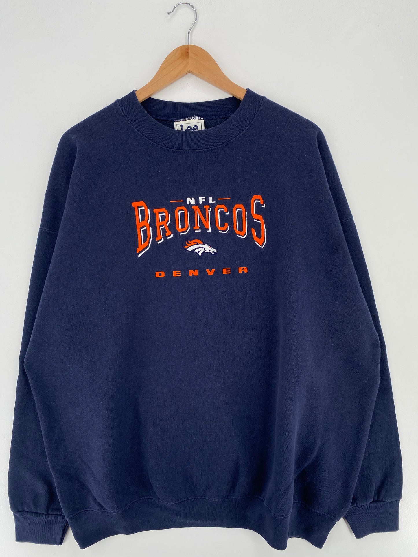 90's DENVER BRONCOS Made in USA Size XXL Vintage NFL Sweat-Shirt / A3321
