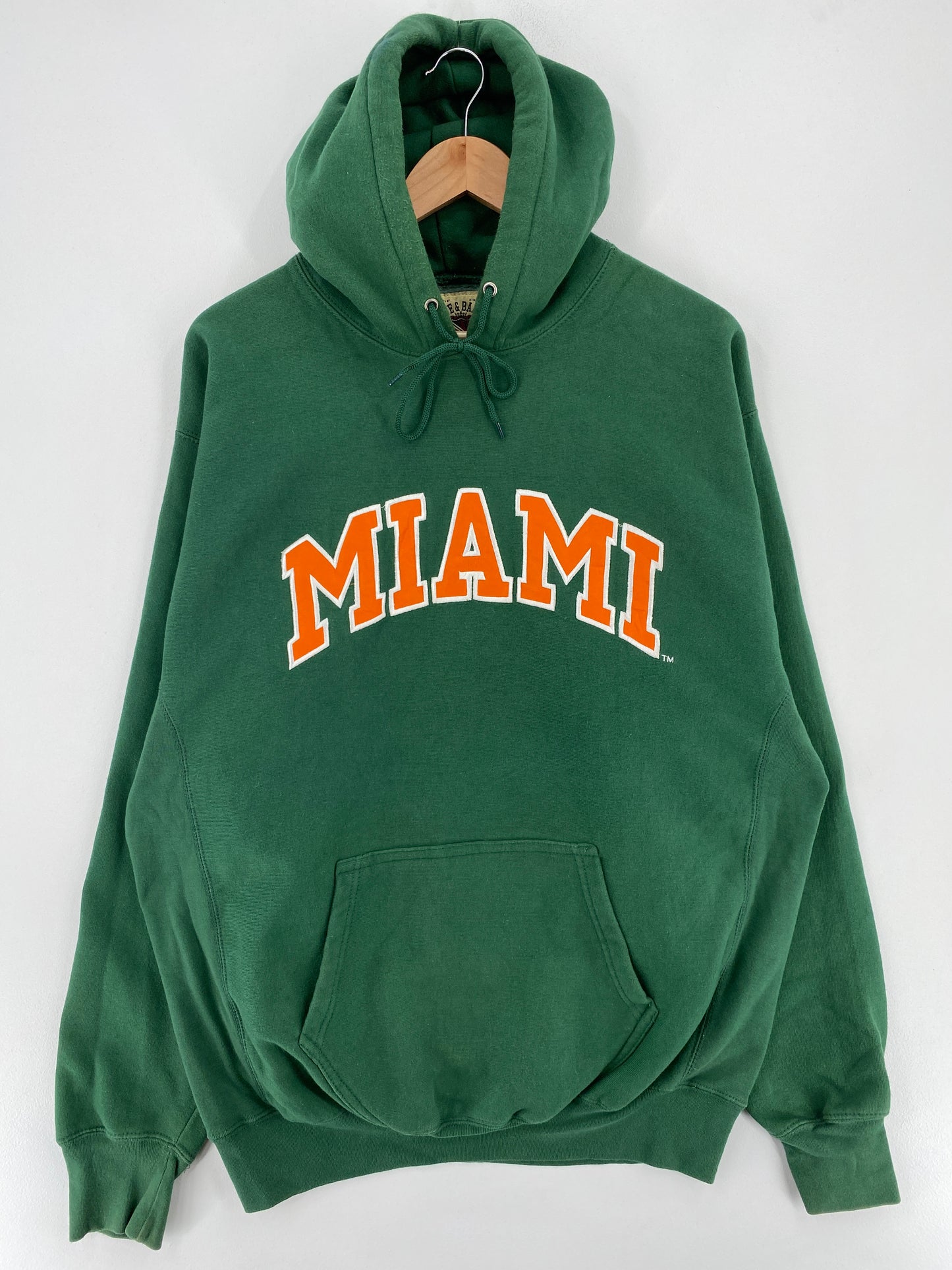 Vintage MIAMI Size L College Hoodie Sweat-Shirt / A3475