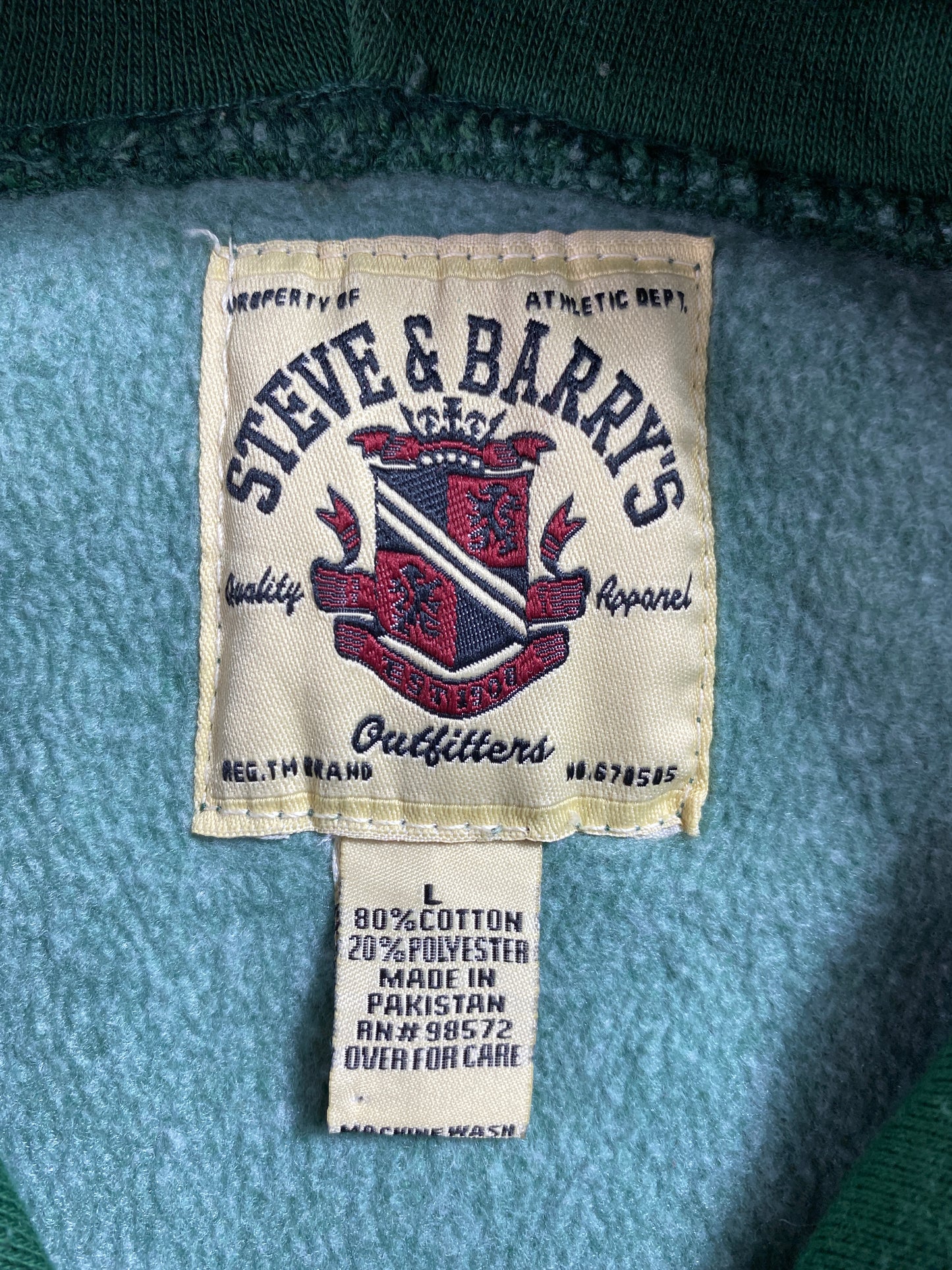 Vintage MIAMI Size L College Hoodie Sweat-Shirt / A3475