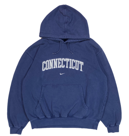 90's Nike x Connecticut Vintage Hoodie Sweat-Shirt / 4467