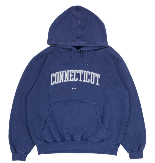 90's Nike x Connecticut Vintage Hoodie Sweat-Shirt / 4467