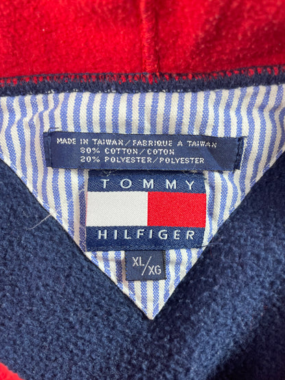 90's TOMMY HILFIGER Size XL Vintage Hoodie Sweat-shirt / A2665