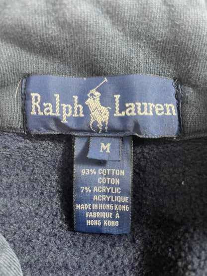 90's POLO RALPH LAUREN Size M Vintage Half Zip Sweat-shirt / A2668