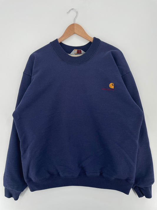 90's CARHARTT Size No Tag (Approx.L) Vintage Sweat-shirt / A2671