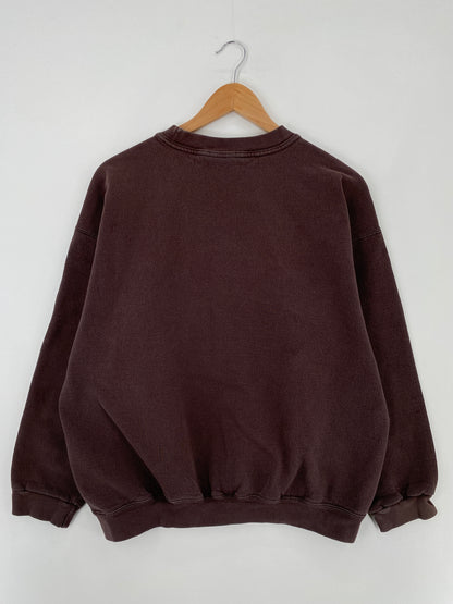 90's NIKE MINI SWOOSH Size L Vintage Sweat-shirt / E402