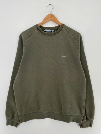 00' NIKE MINI SWOOSH Size L Vintage Sweat-shirt / E404