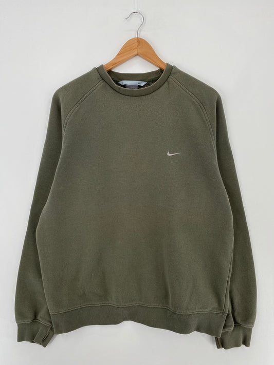 00' NIKE MINI SWOOSH Size L Vintage Sweat-shirt / E404