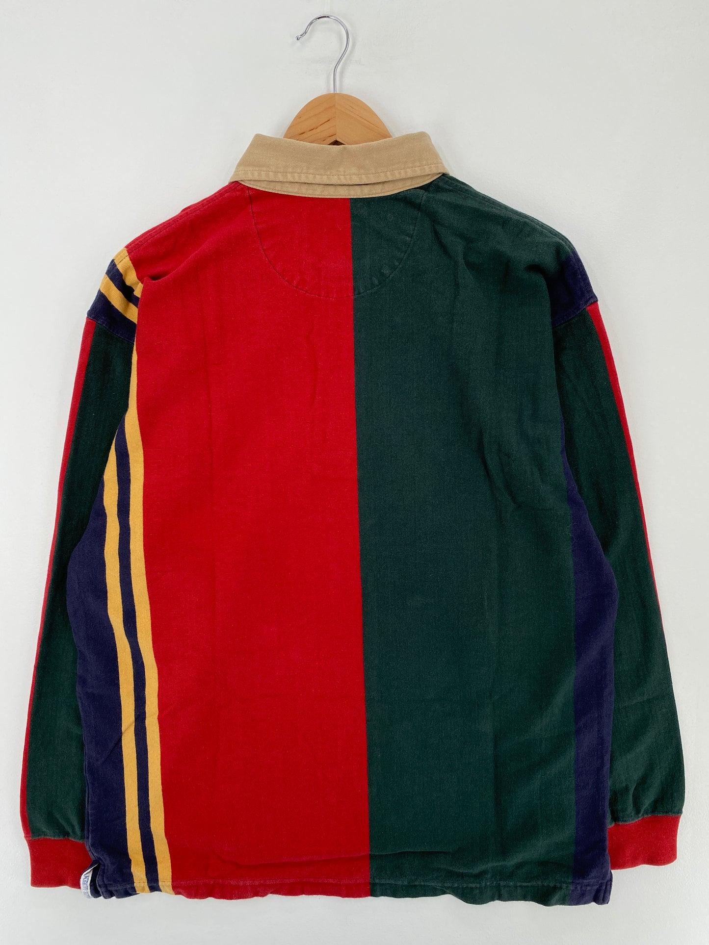 90’s CHAPS RALPH LAUREN Size L Rugby-Shirt / E416