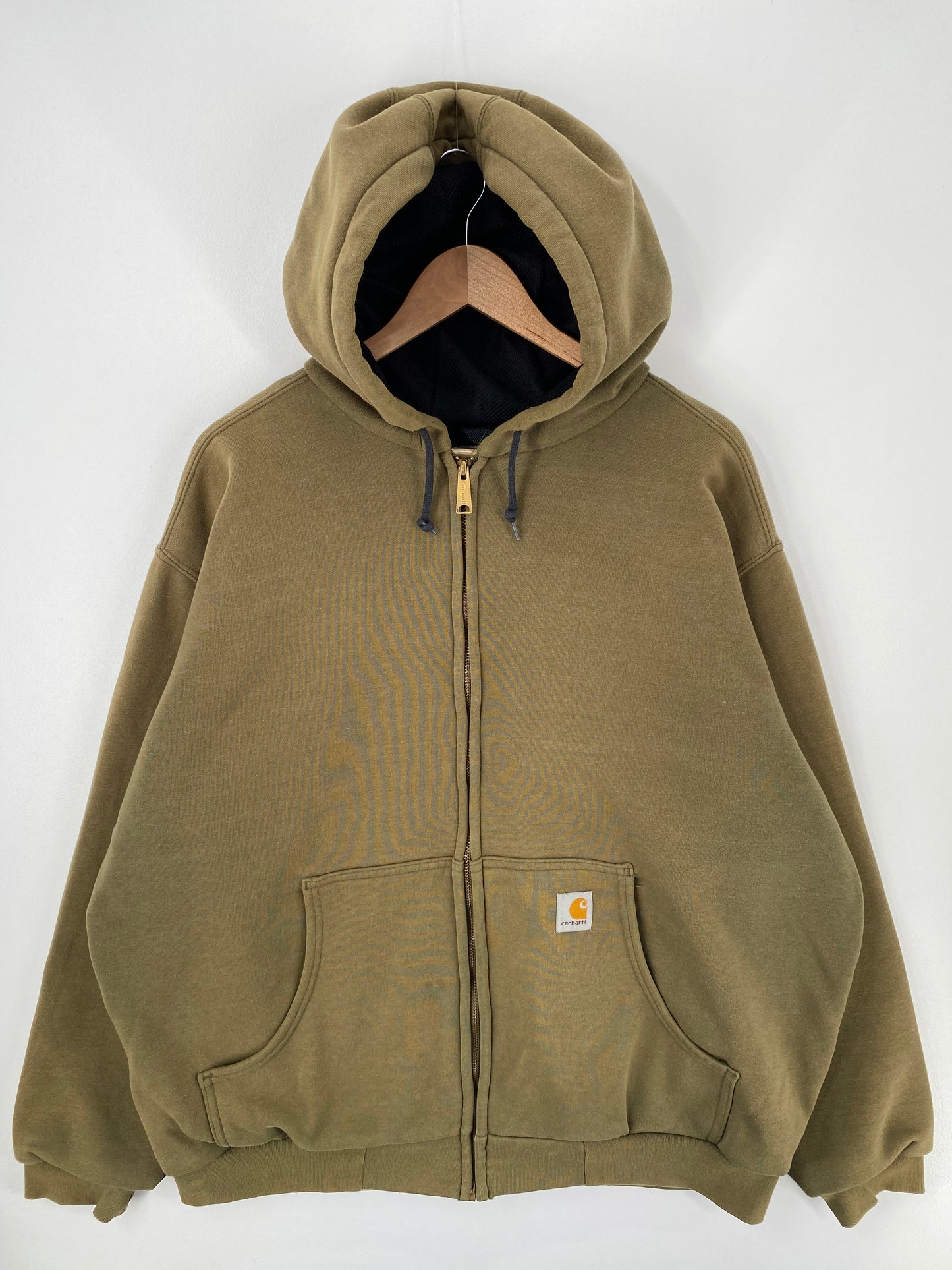 90's CARHARTT Size No Tag (Approx.XL) Vintage Double faced Zip-up Hoodie Sweat-Shirt  / A1026