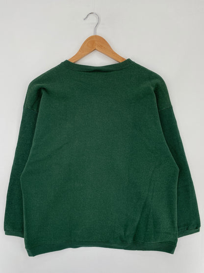 90’s GUESS Made in USA Size No Tag (Approx.M) Vintage Sweat-shirt / E447