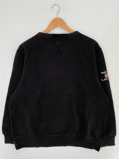 Vintage POLO JEANS RALPH LAUREN Size L Vintage Sweat-shirt / E448