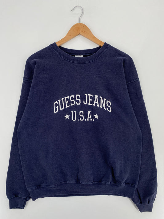 90’s GUESS JEANS Size L Vintage Sweat-shirt / E451