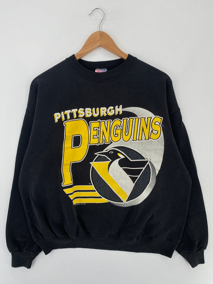 1993 PITTSBURGH PENGUINS Size XL NHL Sweat-Shirt / E483