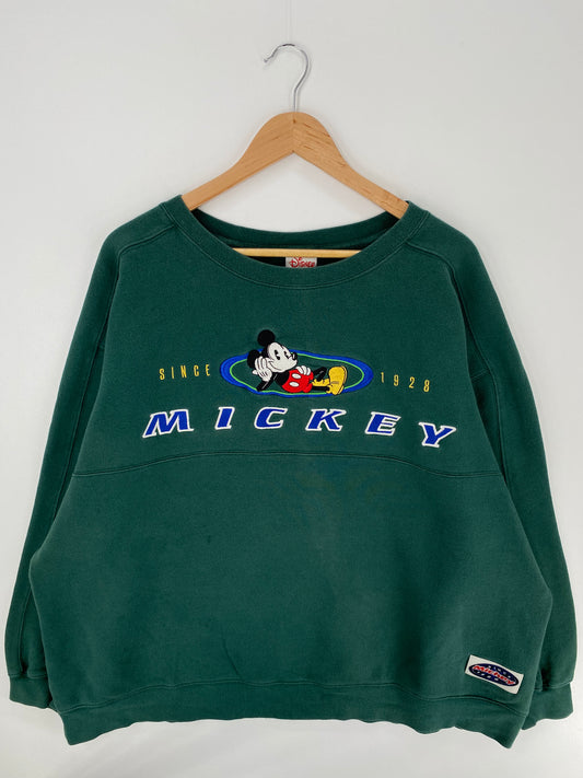 00' DISNEY MICKEY Size XXL Vintage Sweat-Shirt/ A1127