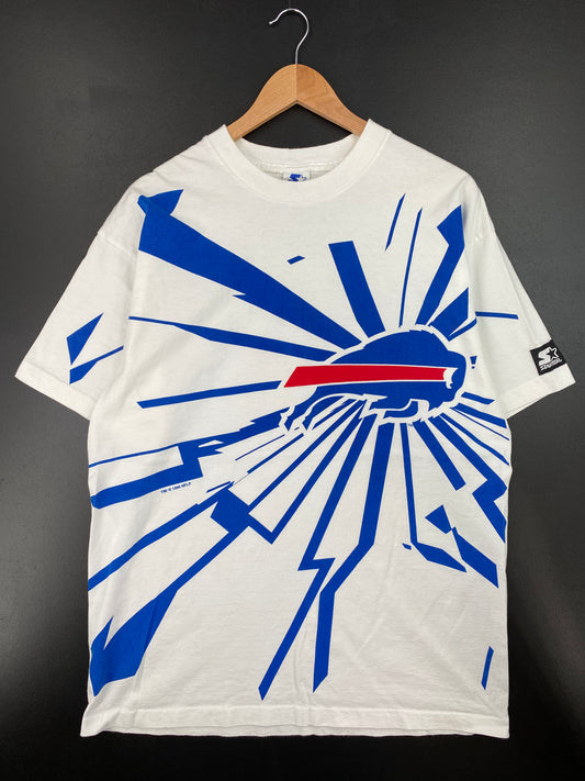 1996 STARTER x BUFFALO BILLS Made in USA Size XL Vintage NFL T-shirt / A1135