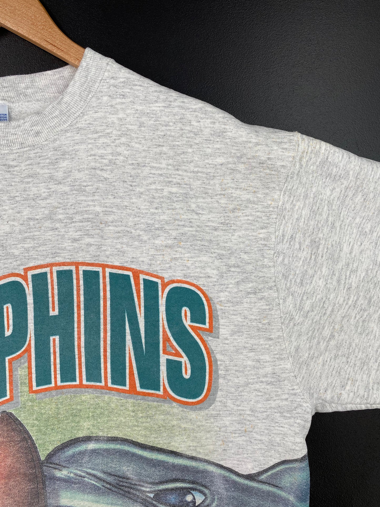 1994 SALEM x MIAMI DOLPHINS Made in USA Size XL Vintage NFL Sweat-shirt / A1149