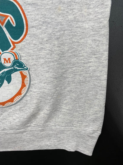 1994 SALEM x MIAMI DOLPHINS Made in USA Size XL Vintage NFL Sweat-shirt / A1149