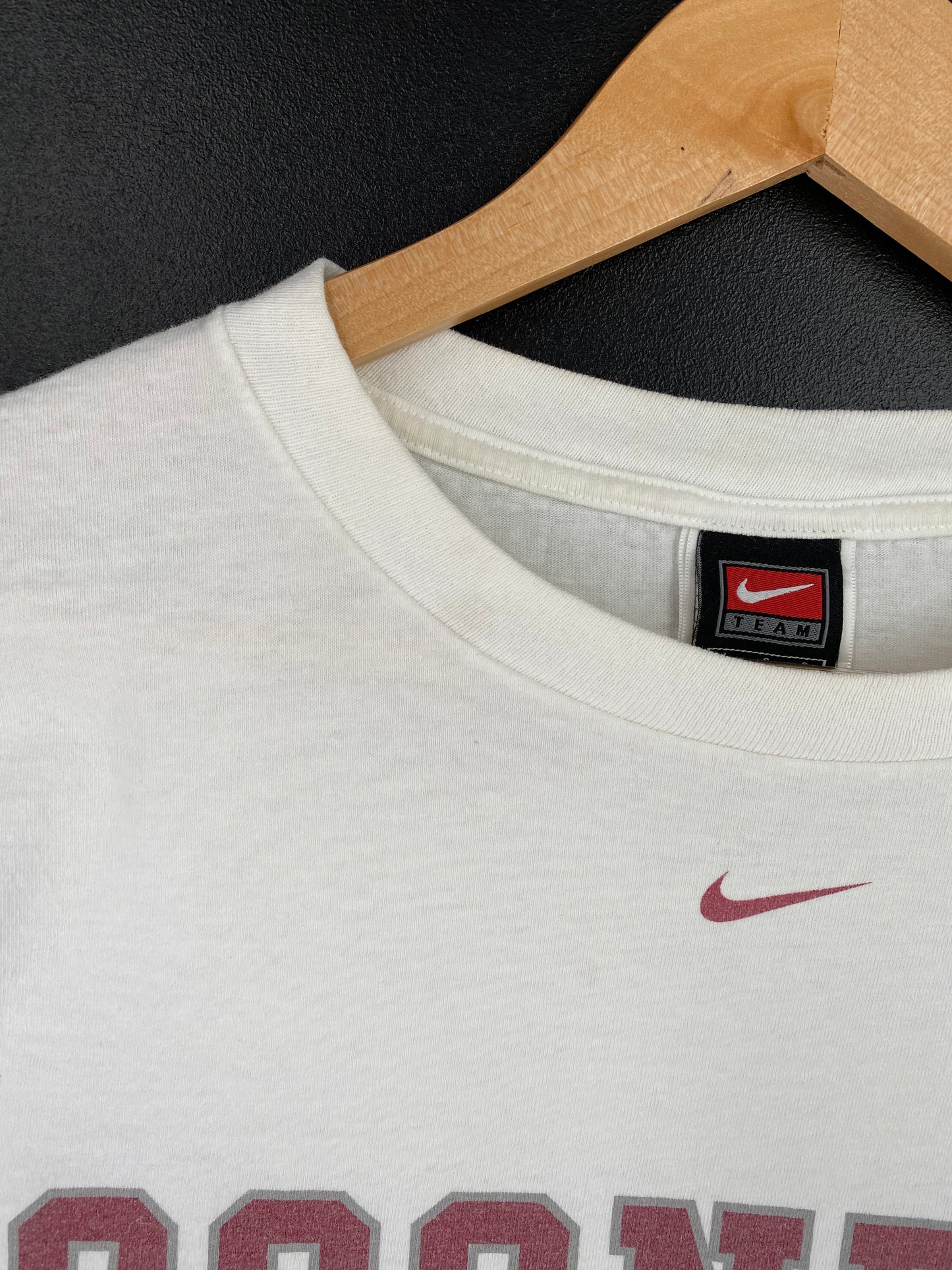 90's NIKE OKLAHOMA SOONERS Size L Vintage College T-Shirts / A1185