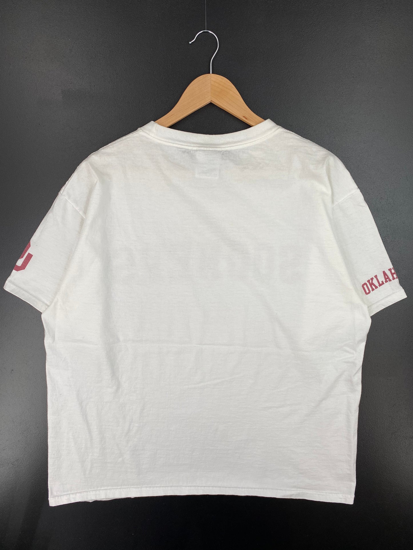 90's NIKE OKLAHOMA SOONERS Size L Vintage College T-Shirts / A1185