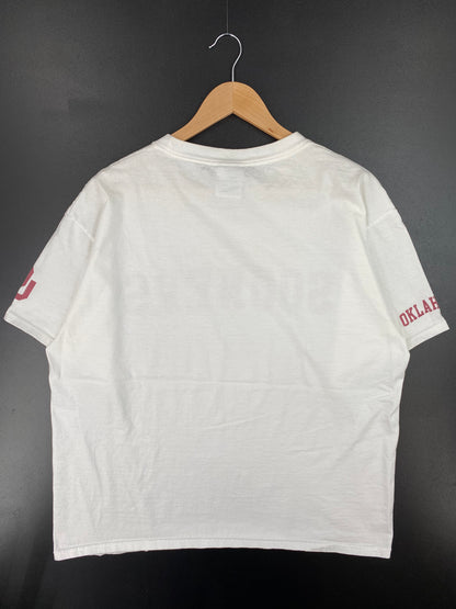 90's NIKE OKLAHOMA SOONERS Size L Vintage College T-Shirts / A1185