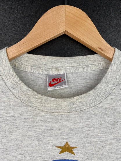 90's NIKE Silver Tag TEAM USA Silver Tag Made in USA Size L Vintage T-Shirts / A1186