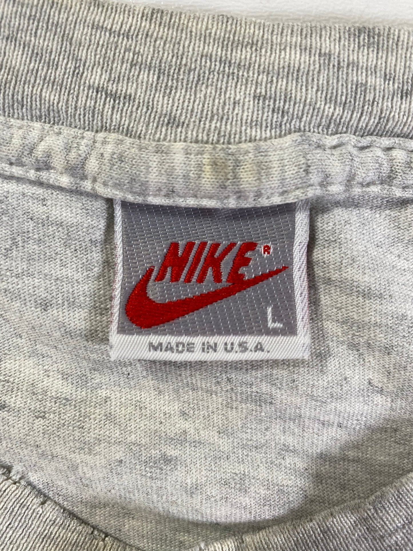 90's NIKE Silver Tag TEAM USA Silver Tag Made in USA Size L Vintage T-Shirts / A1186