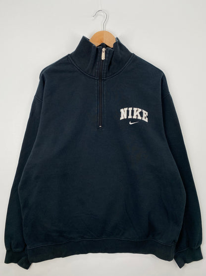 00' NIKE Size XXL Vintage Half Zip Sweat-shirt / A1209
