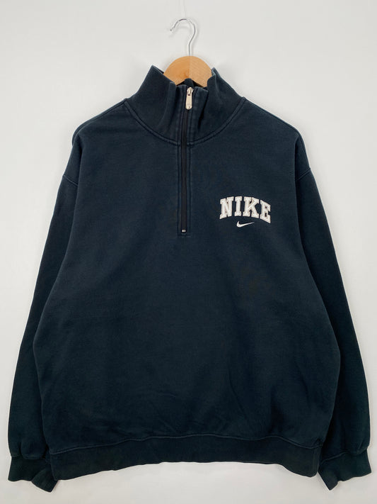 00' NIKE Size XXL Vintage Half Zip Sweat-shirt / A1209
