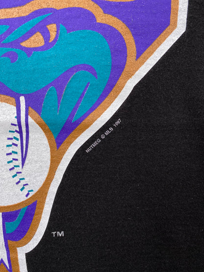 1998 DIAMOND BACKS Size XL Vintage MLB T-shirt / A1302
