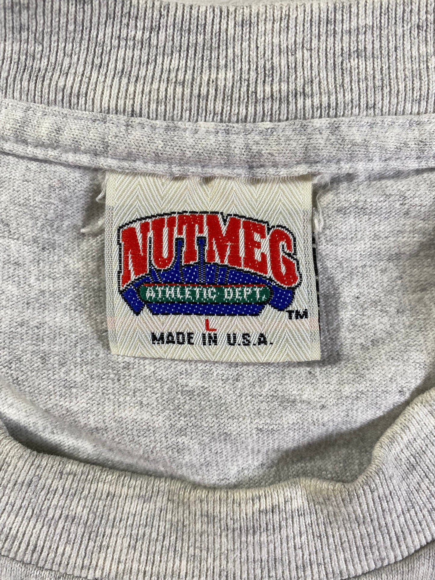 1991 ATLANTA BRAVES x MINNESOTA TWINS Made in USA Size L Vintage MLB T-shirt / A1301
