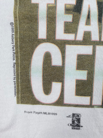 1999 NEW YORK YANKEES Size XXL Vintage MLB T-shirt / A1298