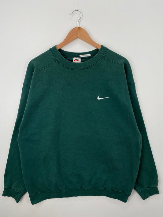 90’s NIKE MINI SWOOSH Made in USA Size L Vintage Sweat-shirt / A1339