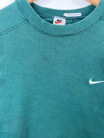 90’s NIKE MINI SWOOSH Made in USA Size L Vintage Sweat-shirt / A1339