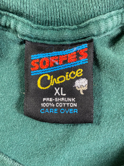 90's HOOTERS ATHLETICS Made in USA Size XL Vintage T-Shirt / A1372