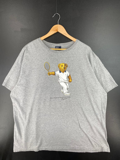 90's POLO RALPH LAUREN POLO BEAR Size XXL Vintage T-Shirt / E3205T