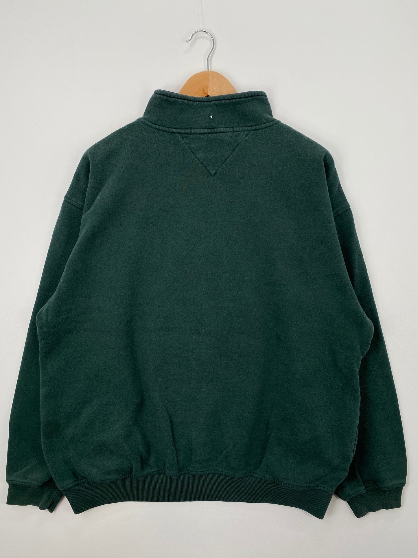 90's TOMMY HILFIGER Size XL Vintage Half-Zip Sweat-Shirt / A1365