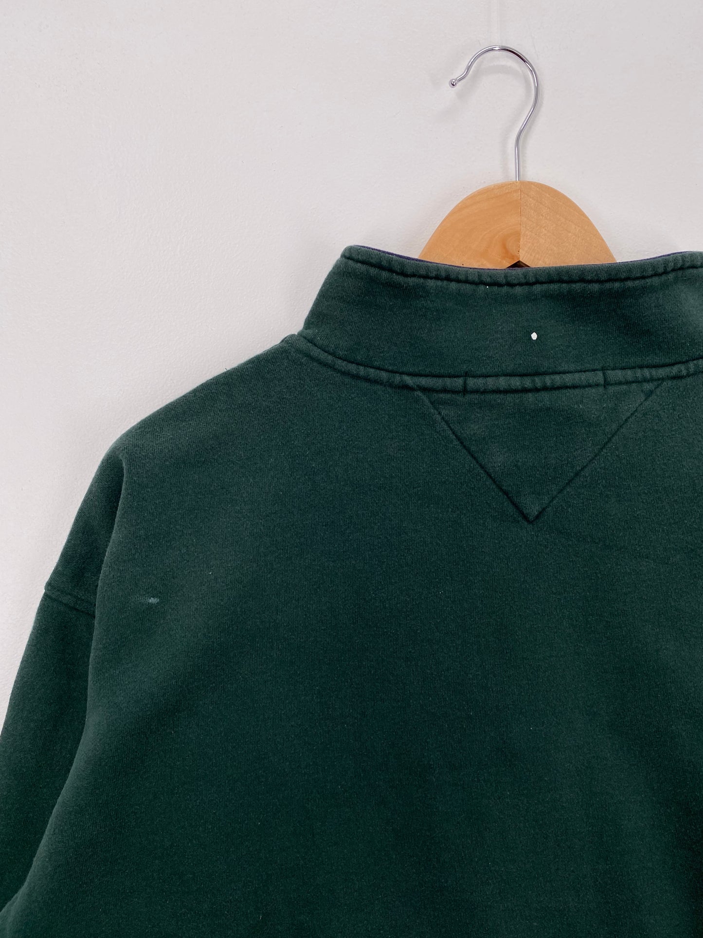 90's TOMMY HILFIGER Size XL Vintage Half-Zip Sweat-Shirt / A1365